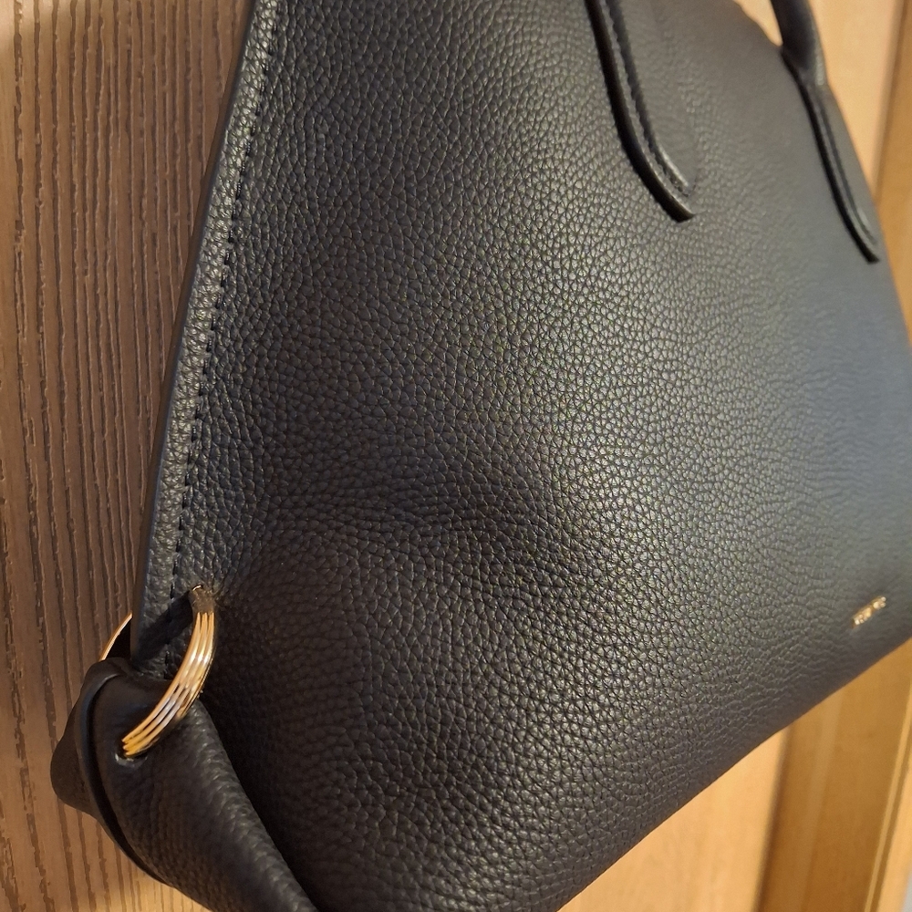 Michael Kors Sandra Gold Metal Large Satchel Bag - Picture 6 of 16